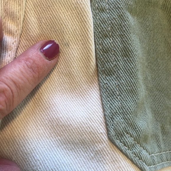 SHEIN Colorblock Cargo Jeans - Picture 5 of 6